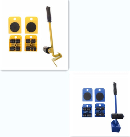 ProLift™ Furniture Moving Tool Set – Heavy-Duty Lifter & 4 Rollers (5PCS) for Easy Transport