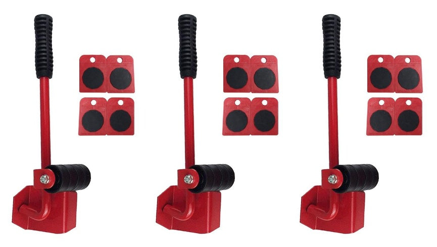 ProLift™ Furniture Moving Tool Set – Heavy-Duty Lifter & 4 Rollers (5PCS) for Easy Transport