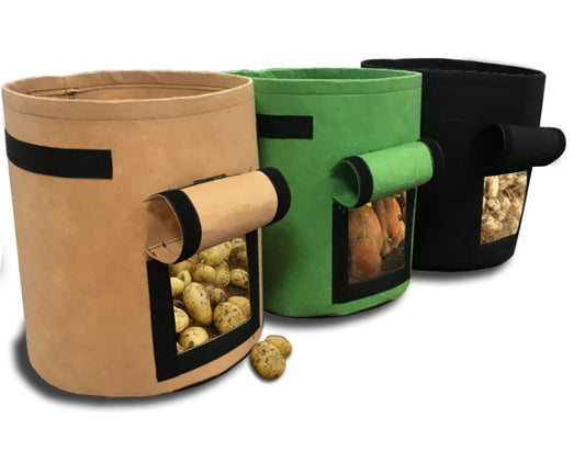 GrowBreathe™ Breathable Vegetable Planting Bag – Ideal for Potatoes, Tomatoes & Root Crops