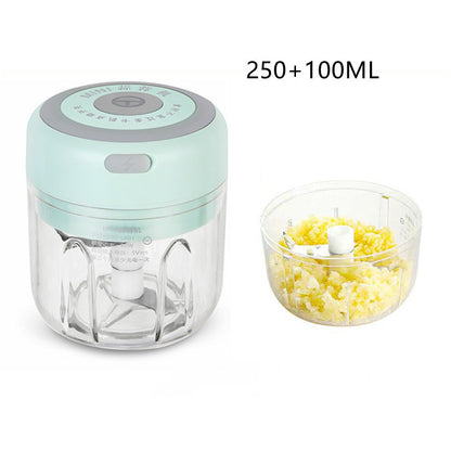 SwiftChop™ Mini Electric Garlic & Ginger Chopper – USB Rechargeable Kitchen Crusher