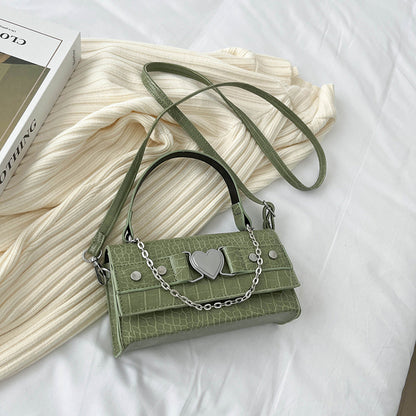 Women’s Elegant Chain Shoulder Bag – Trendy PU Leather Crossbody Purse for Daily & Party Use