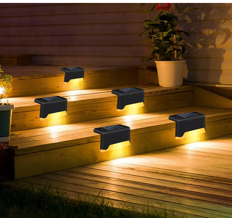 SolarStep™ Fashion Outdoor Courtyard Stair Light – Waterproof LED Solar Pathway Lamp