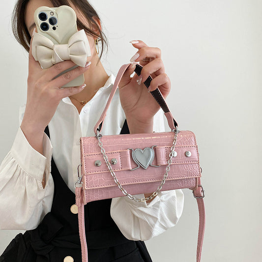 Women’s Elegant Chain Shoulder Bag – Trendy PU Leather Crossbody Purse for Daily & Party Use