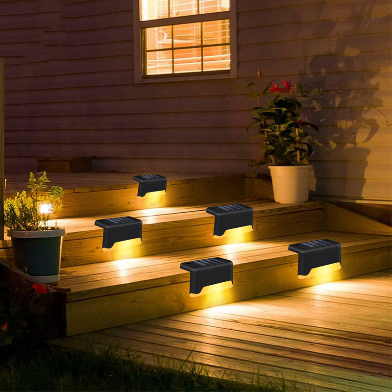 SolarStep™ Fashion Outdoor Courtyard Stair Light – Waterproof LED Solar Pathway Lamp